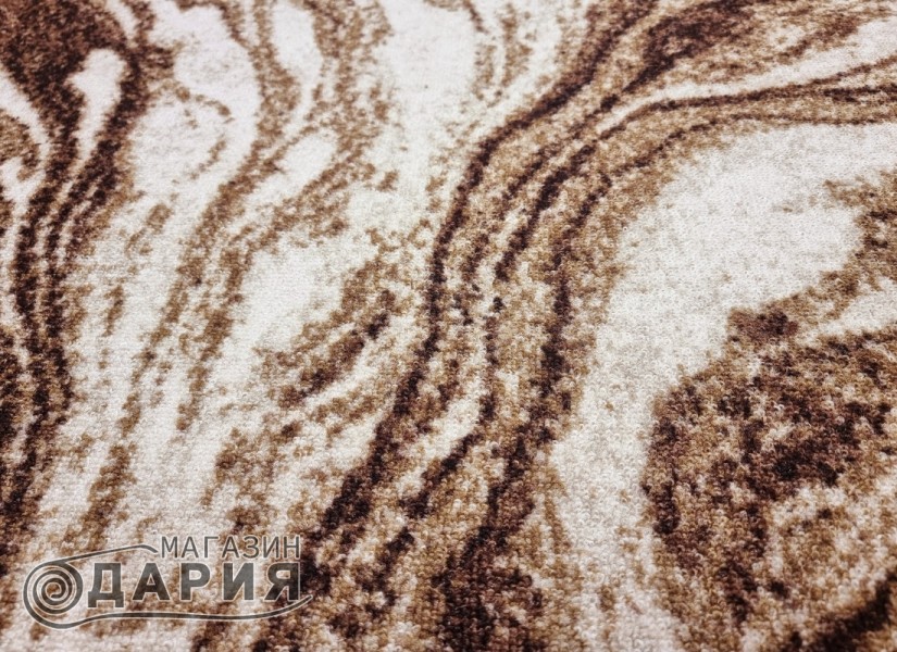 Мокетен килим ERIKA 8033 brown елипса